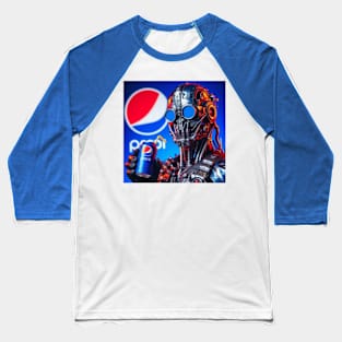 Steampunk Pepsi Man Baseball T-Shirt